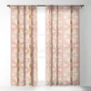 Heather Dutton Oculus Pink Single Panel Sheer Window Curtain - Deny Designs -Deny Designs GUEST 9dbb8420 7c24 46f3 b400 bfbcfb92dc66