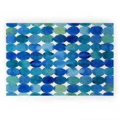 Angela Minca Watercolor Dot Pattern Looped Vinyl Welcome Mat - Society6 -Deny Designs GUEST 9fc56ff6 804c 4049 9593 70dac703f624