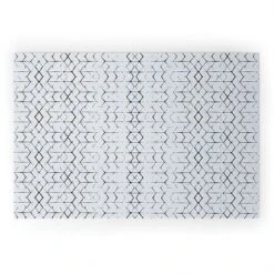 Becky Bailey Shibori Diamonds Looped Vinyl Welcome Mat - Society6 -Deny Designs GUEST a184a61a 91f7 4646 a88e 6e86f8dd77f3