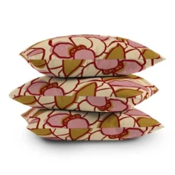 16"x16" Alisa Galitsyna Rose Garden 2 Square Throw Pillow Pink - Deny Designs -Deny Designs GUEST a1fbfae8 456b 420e 848b 250ac068ec25