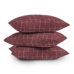 20"x20" Oversize Summer Sun Home Art Embrace Berry Square Throw Pillow Maroon - Deny Designs -Deny Designs GUEST a401386e 6e2b 4b90 8e0a e6f9aec1f8ac