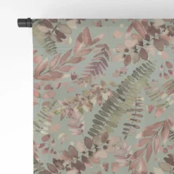 Ninola Design Ferns Foliage Nature Green Single Panel Sheer Window Curtain - Deny Designs -Deny Designs GUEST a54d181a cebe 4f9a 89e9 5a42562f8c95