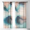 Marta Barragan Camarasa Abstract Tidal Waves Single Panel Sheer Window Curtain - Deny Designs -Deny Designs GUEST a5c414e3 5142 4e97 8d62 6e515192fb41