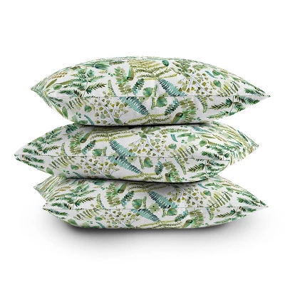 Ninola Design Botanical Collection Square Throw Pillow Green - Deny Designs 5 Ninola Design Botanical Collection Square Throw Pillow Green - Deny Designs - Image 3