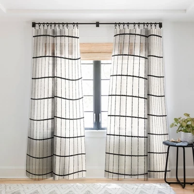 Holli Zollinger Linen Grid Single Panel Sheer Window Curtain - Deny Designs 8 Holli Zollinger Linen Grid Single Panel Sheer Window Curtain - Deny Designs - Image 6