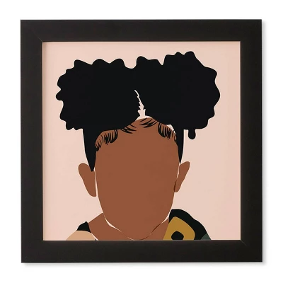 Domonique Brown Two Puffs Framed Wall Art Black - Deny Designs 5 Domonique Brown Two Puffs Framed Wall Art Black - Deny Designs - Image 3