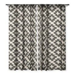 Holli Zollinger Linen Plus Single Panel Sheer Window Curtain - Deny Designs -Deny Designs GUEST b01fabd3 5e78 44d6 8836 0e0f46a06c99
