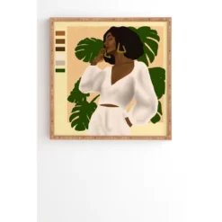 Nawaalillustrations Girl In White Framed Wall Art Bamboo - Deny Designs 9 Nawaalillustrations Girl In White Framed Wall Art Bamboo - Deny Designs -Deny Designs GUEST b0d1d0d2 7f46 46ed b8aa 4c83bde0300b