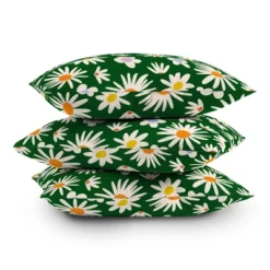 16"x16" Lane And Lucia Rainbow Vintage Daisies Square Throw Pillow Green - Deny Designs 7 16"x16" Lane And Lucia Rainbow Vintage Daisies Square Throw Pillow Green - Deny Designs -Deny Designs GUEST b1fc674e 39b7 45e9 b9ec 4afd97dc2da5