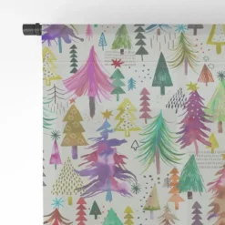 Ninola Design Christmas Trees Simply Modern Single Panel Sheer Window Curtain - Deny Designs 10 Ninola Design Christmas Trees Simply Modern Single Panel Sheer Window Curtain - Deny Designs -Deny Designs GUEST b25858bc 6e8d 4b18 bf3e 417372e1d782