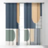Sheila Wenzel Ganny Cool Color Palette Pattern Single Panel Sheer Window Curtain - Deny Designs -Deny Designs GUEST b281601e e4d1 4db6 acb6 b38dab525778