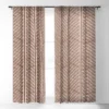 Little Arrow Design Co Organic Chevron On Brandywine Single Panel Sheer Window Curtain - Deny Designs 2 Little Arrow Design Co Organic Chevron On Brandywine Single Panel Sheer Window Curtain - Deny Designs -Deny Designs GUEST b627a2d5 0041 48ec a5da 4db1ef6507c3