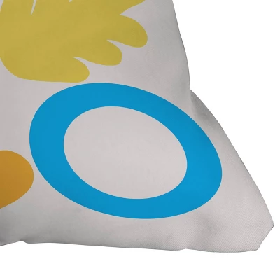 16"x16" Lane And Lucia Collecting Happy Things Square Throw Pillow Cream - Deny Designs 4 16"x16" Lane And Lucia Collecting Happy Things Square Throw Pillow Cream - Deny Designs - Image 2