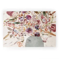 Dan Hobday Art Blooms I Welcome Mat - Society6 -Deny Designs GUEST b9594341 60c9 4faf b82f 3adff6856bfe