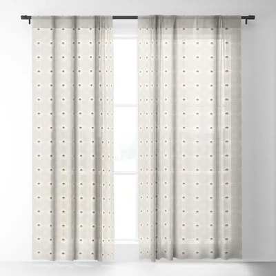 Iveta Abolina Donate Cream Single Panel Sheer Window Curtain - Deny Designs 3 Iveta Abolina Donate Cream Single Panel Sheer Window Curtain - Deny Designs