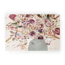 Dan Hobday Art Blooms I Welcome Mat - Society6 -Deny Designs GUEST bb6610c4 8108 41e9 89f2 3dbd486aead4
