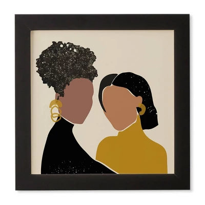 Domonique Brown Black Love No. 1 Framed Wall Art Black - Deny Designs 5 Domonique Brown Black Love No. 1 Framed Wall Art Black - Deny Designs - Image 3