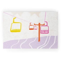 SunshineCanteen Chairlift Looped Vinyl Welcome Mat - Society6 13 SunshineCanteen Chairlift Looped Vinyl Welcome Mat - Society6 -Deny Designs GUEST bd1784d4 012b 4f48 acb2 56025eb813e0