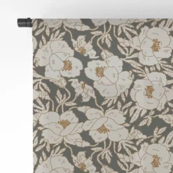 Holli Zollinger Indra Poppy Dark Single Panel Sheer Window Curtain - Deny Designs -Deny Designs GUEST bd9b620a 3843 4642 819d ec02da7ef619