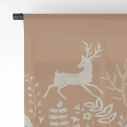 Pimlada Phuapradit Winter Forest 2 50" X 64" Single Panel Sheer Window Curtain - Deny Designs -Deny Designs GUEST bdc7c00c 281b 4cdb 9818 6176b4ac40ef