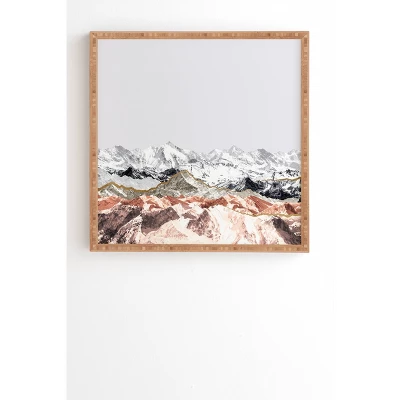 Iveta Abolina Pastel Mountains Bamboo Framed Wall Art - Deny Designs 7 Iveta Abolina Pastel Mountains Bamboo Framed Wall Art - Deny Designs - Image 5