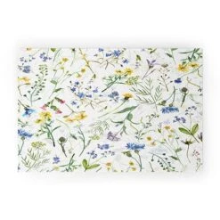 UtArt Scandinavian Midsummer Blue Welcome Mat - Society6 -Deny Designs GUEST be280c95 aadd 48a6 9f3c 1f9656549f89