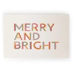 Rachel Szo Merry And Bright Light Looped Vinyl Welcome Mat - Society6 -Deny Designs GUEST c0329da1 d033 468e bc4e e4ba0340c924