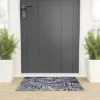 Alisa Galitsyna Navy Blue Striped Pattern Welcome Mat - Society6 -Deny Designs GUEST c3d2f827 2ddc 47d3 96ce 4001cbaa4a21