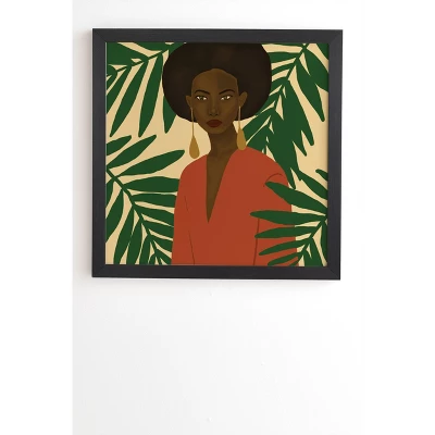 Nawaalillustrations No.kita Framed Wall Art Black - Deny Designs 7 Nawaalillustrations No.kita Framed Wall Art Black - Deny Designs - Image 5