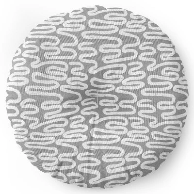 Holli Zollinger Ceres Ani Grey Round Floor Pillow - Deny Designs 3 Holli Zollinger Ceres Ani Grey Round Floor Pillow - Deny Designs