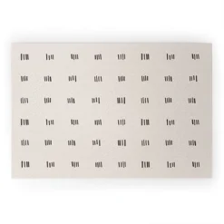 Urban Wild Studio Desert Check Small Charcoal Looped Vinyl Welcome Mat - Society6 -Deny Designs GUEST c7bbfac9 effa 411f 8b37 7b2826d89571