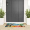 Lunetricotee Garden With Sea View And Olive Tree Looped Vinyl Welcome Mat - Society6 -Deny Designs GUEST c8a03106 7d92 4a12 8f59 4de89e43c09e