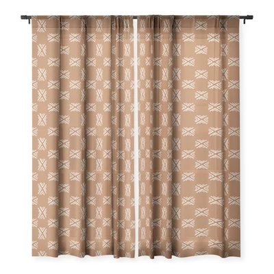Marta Barragan Camarasa Desert Boho II Single Panel Sheer Window Curtain - Deny Designs 4 Marta Barragan Camarasa Desert Boho II Single Panel Sheer Window Curtain - Deny Designs - Image 2