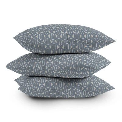 Holli Zollinger Folksong Outdoor Throw Pillow Blue/Linen - Deny Designs 4 Holli Zollinger Folksong Outdoor Throw Pillow Blue/Linen - Deny Designs - Image 2