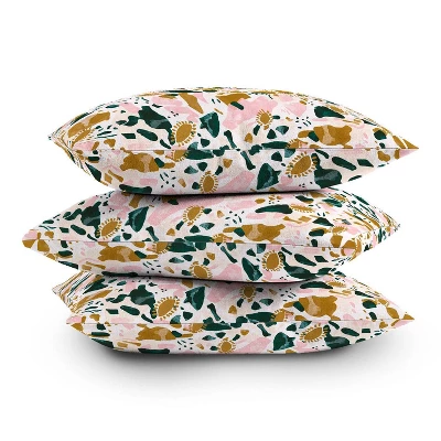 16"x16" Marta Barragan Camarasa Boho Terrazzo Square Throw Pillow - Deny Designs 4 16"x16" Marta Barragan Camarasa Boho Terrazzo Square Throw Pillow - Deny Designs - Image 2