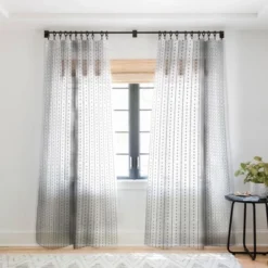 Holli Zollinger FRENCH LINEN STRIPE Single Panel Sheer Window Curtain - Deny Designs -Deny Designs GUEST cf91fde2 ab02 4c24 8b60 d943a560cd08