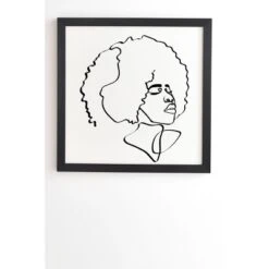 Domonique Brown Soul Fro Framed Wall Art Black - Deny Designs -Deny Designs GUEST d20ae403 6eb6 4e4e ac31 84414d9284c8
