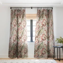 Ninola Design Ferns Foliage Nature Green Single Panel Sheer Window Curtain - Deny Designs -Deny Designs GUEST d656a56b c5fb 4609 a6ab 3bab99ff552f