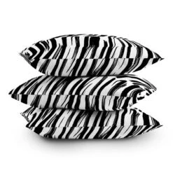 Rebecca Allen Covered Square Throw Pillow Black/White - Deny Designs -Deny Designs GUEST d6d33c11 a0a3 4e52 b8e1 0919a24474fc