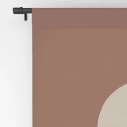 Bohomadic.Studio Boho Geometrics In Terra And Pink 50" X 84" Single Panel Room Darkening Window Curtain - Society 6 -Deny Designs GUEST d6e0dc4e 4c1c 46d1 8ef4 4a5327bdace2