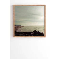Chelsea Victoria A Day At The Beach Bamboo Framed Wall Art - Deny Designs -Deny Designs GUEST d7f5aacc fda8 465b 98c0 25f655178c0e
