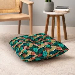 Heather Dutton Spotted Jungle Cheetahs Midnight Square Floor Pillow - Deny Desings -Deny Designs GUEST d8dd1eec abde 433a b621 ffd33074b512