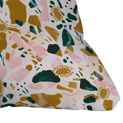 16"x16" Marta Barragan Camarasa Boho Terrazzo Square Throw Pillow - Deny Designs 3 16"x16" Marta Barragan Camarasa Boho Terrazzo Square Throw Pillow - Deny Designs