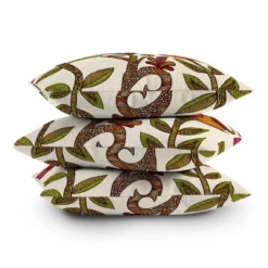 16"x16" Valentina Ramos In The Garden Square Throw Pillow Pink - Deny Designs -Deny Designs GUEST dadbd3e2 be71 4fb7 8cf4 4aabbfb82537