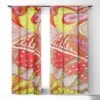 Rosie Brown Swirls 84" X 50" Single Panel Blackout Window Curtain - Deny Designs -Deny Designs GUEST daf33426 bbf2 473e ab24 a119ff62eeed