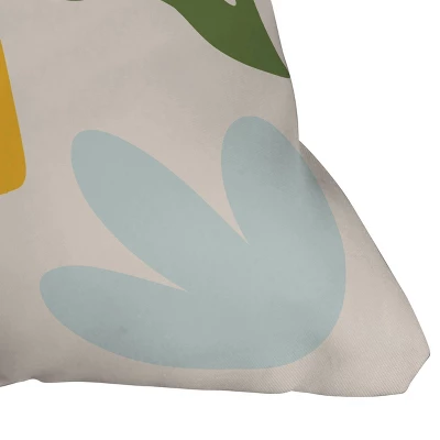 16"x16" Lane And Lucia Collection Of Happy Things Square Throw Pillow Cream - Deny Designs 4 16"x16" Lane And Lucia Collection Of Happy Things Square Throw Pillow Cream - Deny Designs - Image 2