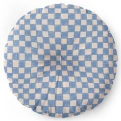 Schatzi Brown Alice Check Powder Floor Pillow - Deny Desings