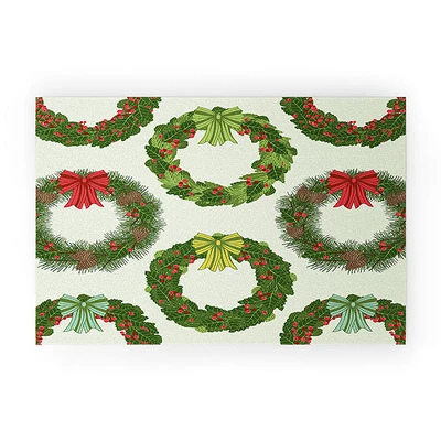 Sabine Reinhart Christmas Wreaths Welcome Mat - Society6 7 Sabine Reinhart Christmas Wreaths Welcome Mat - Society6 - Image 5