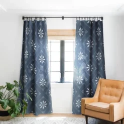 CoastL Studio Scandinavian Classic Blue 84" X 50" Single Panel Blackout Window Curtain - Deny Designs 9 CoastL Studio Scandinavian Classic Blue 84" X 50" Single Panel Blackout Window Curtain - Deny Designs -Deny Designs GUEST e05758ec 2eb5 4b98 aee2 152de090d108