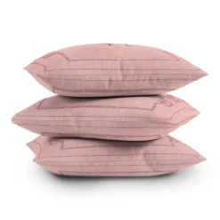 Becky Bailey Bungalow Kilim Square Throw Pillow Pink - Deny Designs -Deny Designs GUEST e3ac8557 92b2 40e7 861f 7e57fcb86f42